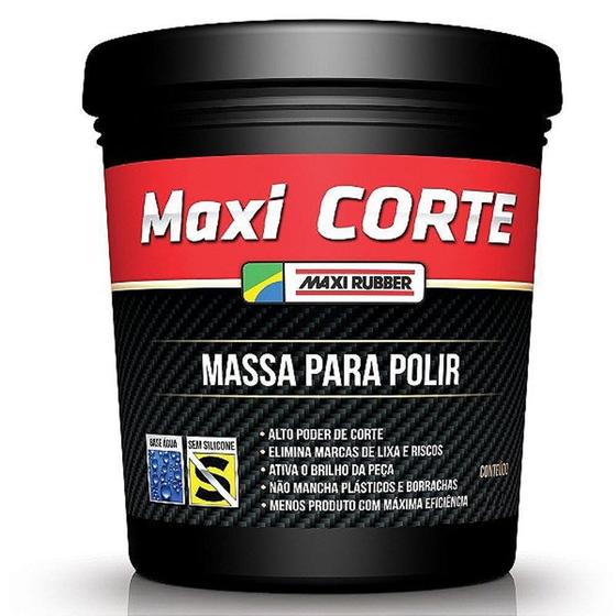 Imagem de Massa de Polir N2 Maxi Corte 500g Maxi Rubber
