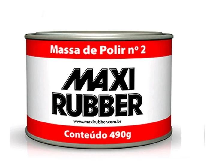 MASSA DE POLIR Nº 2 490g MAXI RUBBER 6MH Menor preço em MASSA DE POLIR Nº 2 490g MAXI RUBBER 6MH
