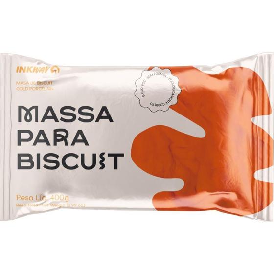 Imagem de Massa de Porcelana Fria Biscuit 400G Laranja