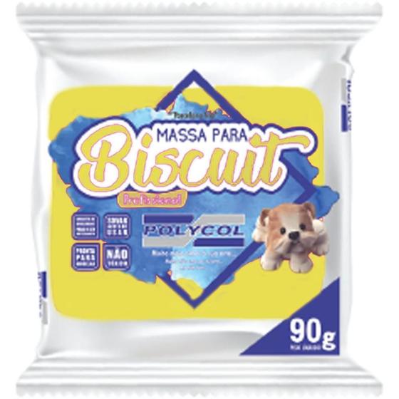 Imagem de Massa de Porcelana Fria Biscuit 90G Amarelo