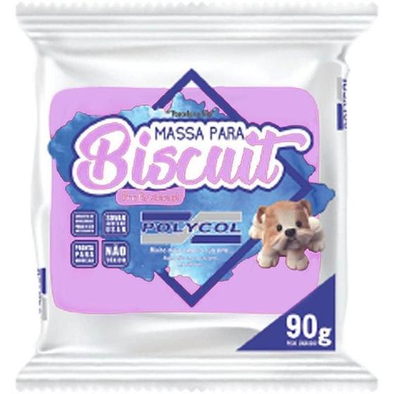 Imagem de Massa De Porcelana Fria Biscuit 90G Lilás Cx Com 12