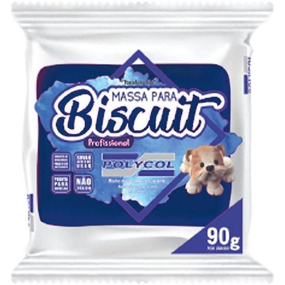 Imagem de Massa De Porcelana Fria Biscuit 90G ul Marinho Cx Com 12