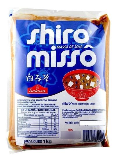 Imagem de Massa De Soja Misso Shiro (Claro) 1kg - Sakura