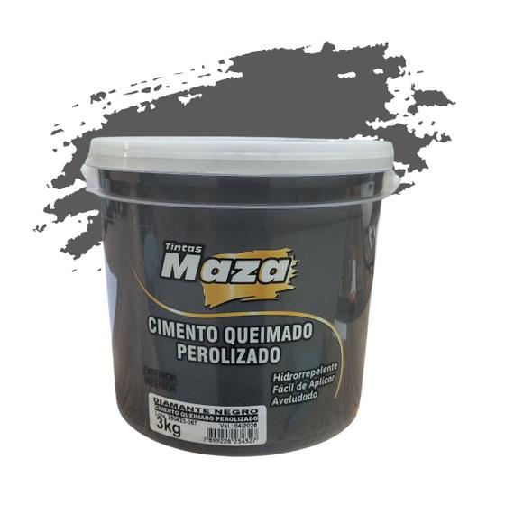 Imagem de Massa Efeito Cimento Queimado Perolizado 3kg Maza