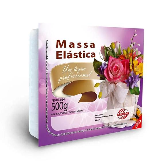 Imagem de Massa Elastica Branca 500G Arcolor