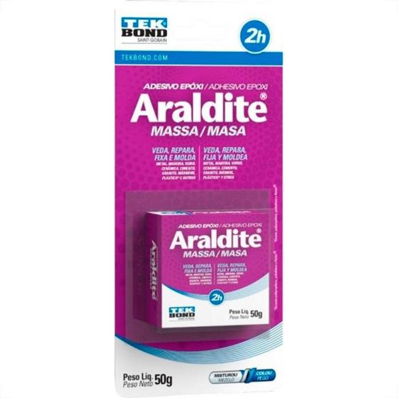 Imagem de Massa Epoxi Araldite Tekbond 50G