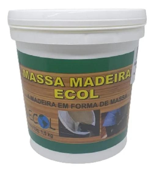 Imagem de Massa Especial Acrilica Para Calafetar Madeira 1,5Kg Machado