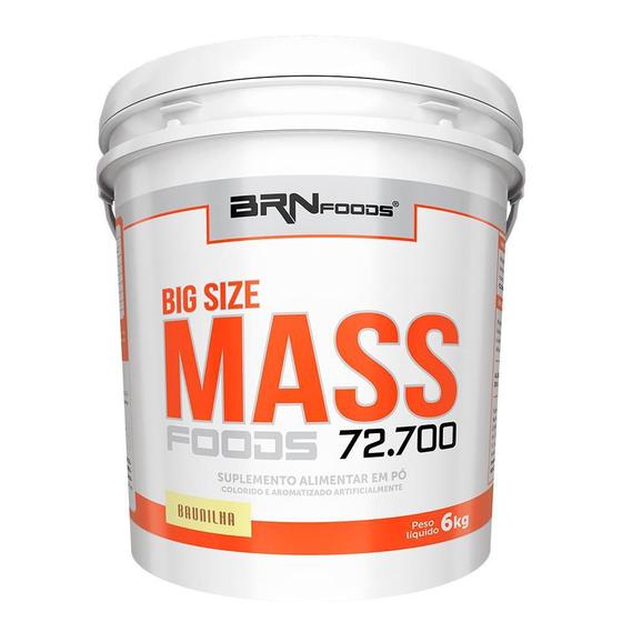 Imagem de Massa Hipercalórico - Big Size Mass - Balde - 6 Kg - Brnfoods