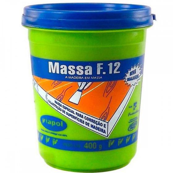 Imagem de Massa Madeira F12 Viapol Mogno 400G  V0210691