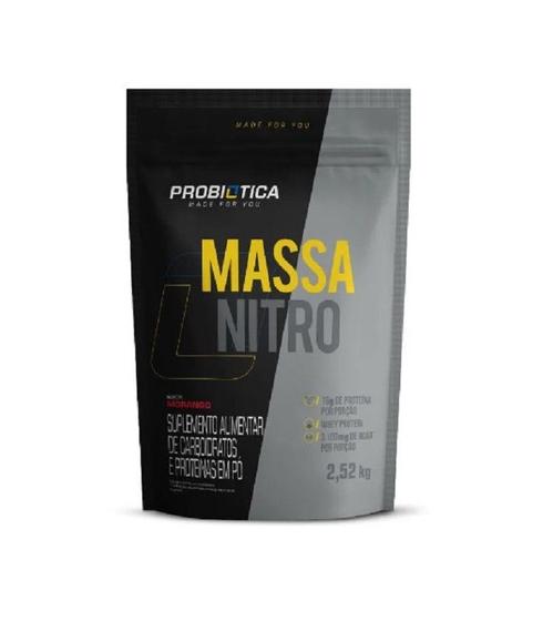 Imagem de Massa Nitro NO2 Refil (2,52kg) - Sabor: Morango