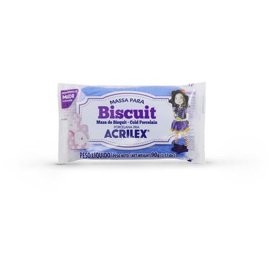 Imagem de Massa Para Biscuit 500g Natural Acrilex