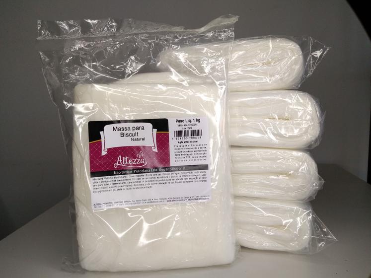 Massa para biscuit natural altezza 1kg porcelana fria é boa?
