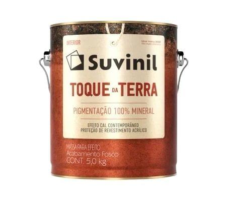 Imagem de Massa para Efeitos Toque da Terra Calcita Alaranjada 5kg - 50813598 - Suvinil - Unitário