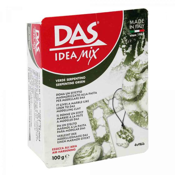 Imagem de Massa para Modelagem DAS Idea Mix Verde Serpentino 100g