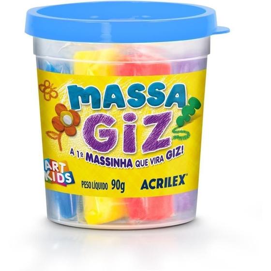Imagem de Massa Para Modelar Massa Giz 100G (S) Acrilex Cx.C/06