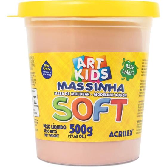 Imagem de Massa para Modelar SOFT 500G.AMARELO Pele BS AMID