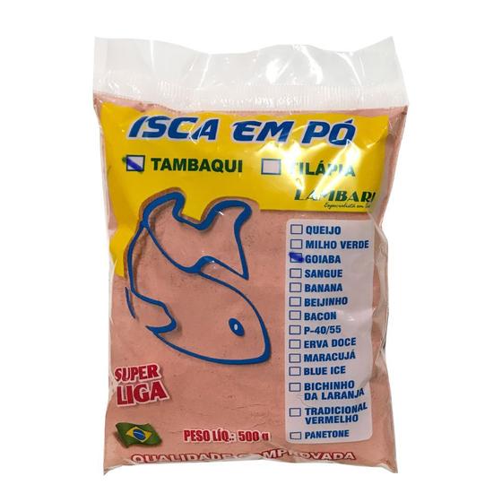 Imagem de Massa Para Pesca Isca em Pó 500g Goiaba