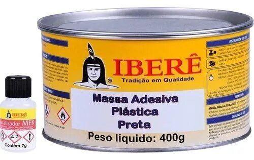 Imagem de Massa plastica preta 400g iber