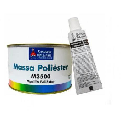 Imagem de Massa Poliéster - M3500 750g - Kit com Catalisador Lazzuril