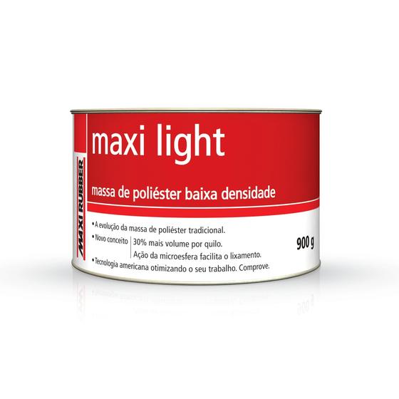 Imagem de Massa Poliester Maxi Light Maxi Rubber 900g