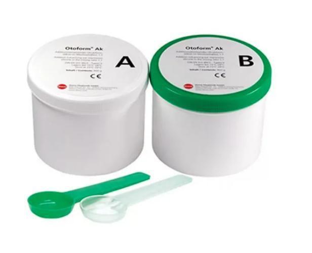 Imagem de Massa Pré Molde Otoform Ak - 2 Potes Com 544 Ml / (800 Gr)