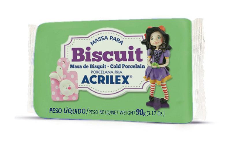 Imagem de Massa Pronta para Biscuit Porcelana Fria 90g - Acrilex