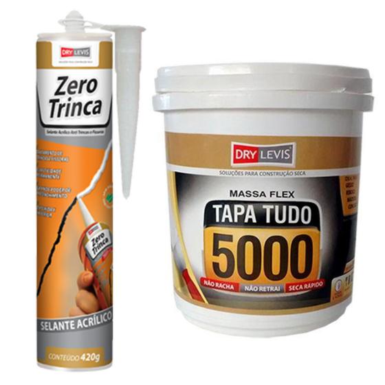 Imagem de Massa Tapa tudo 340g e Zero Trinca 420g