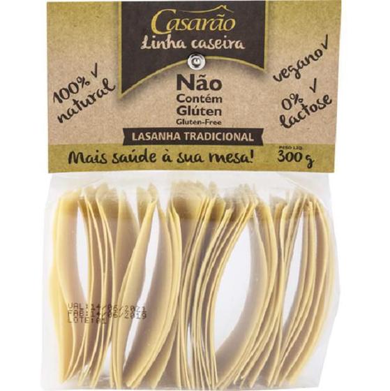 Imagem de Massa Tradicional De Lasanha Sem Glúten 300g - Casarão