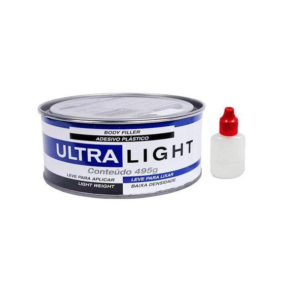 Imagem de Massa Ultra Light Com Catalisador 495g - Maxi Rubber