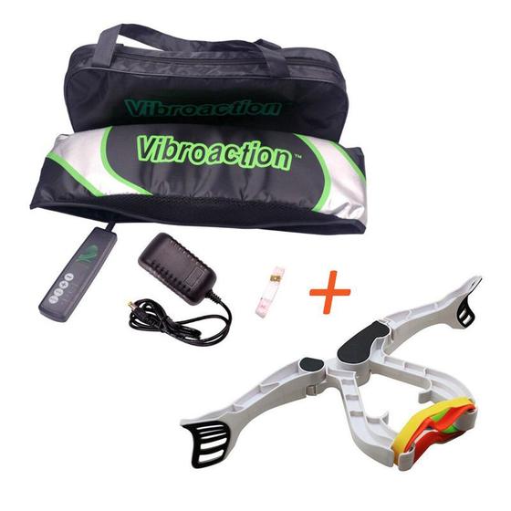 Imagem de Massageador Cinta Vibro action + Wonder Arms Musculação Brad