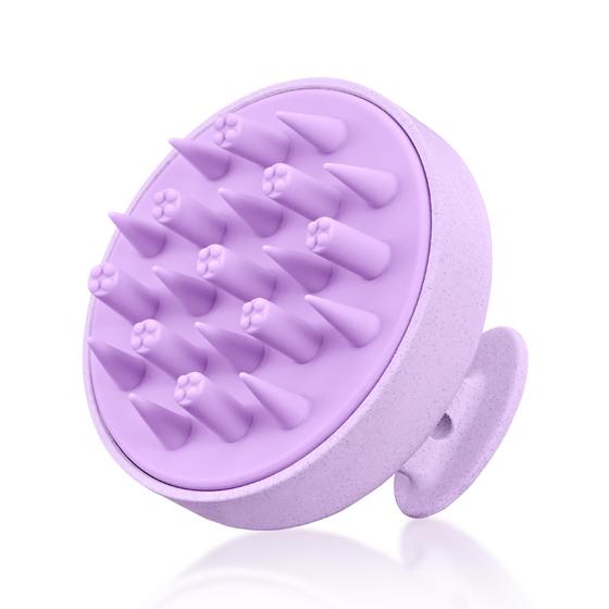 Imagem de Massageador de couro cabeludo HEETA Hair Growth Shampoo Brush Purple