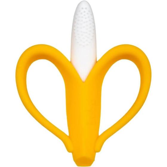 Imagem de Massageador De Gengiva Banana Amarela - Buba