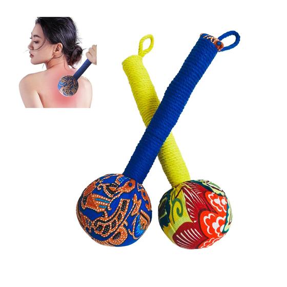 Imagem de Massageador de Martelo Manual APSWUDR 2P - Azul e Amarelo