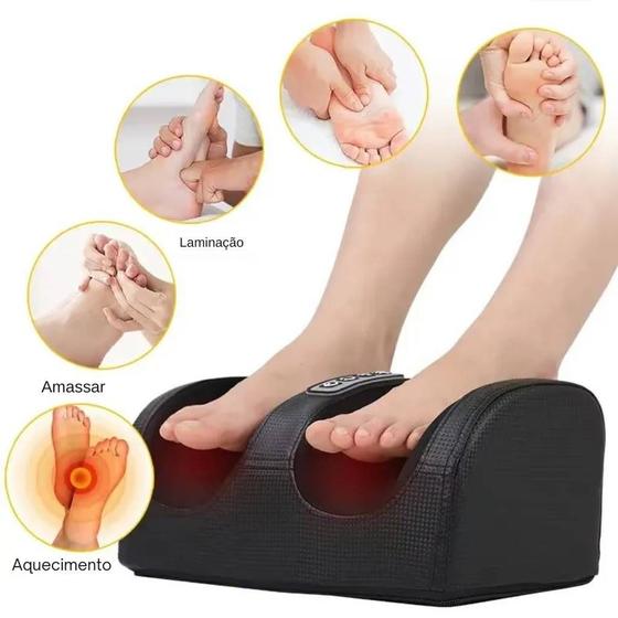 Imagem de Massageador de Pés Shiatsu Bivolt com Aquecimento