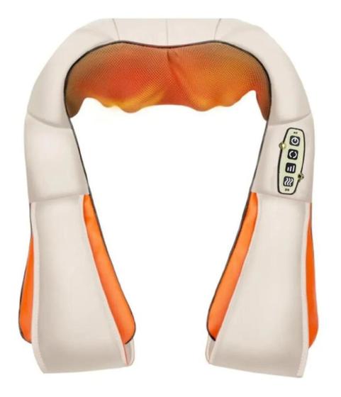 Imagem de Massageador De Pescoço 110V Costas E Ombro Colete 3d Shiatsu Relaxante Infravermelho