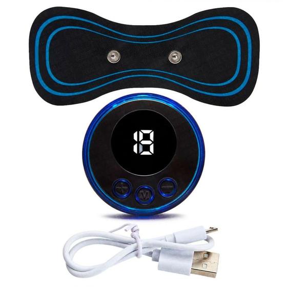 Imagem de Massageador Elétrico Corporal Muscular Usb Lançamentoc/Visor