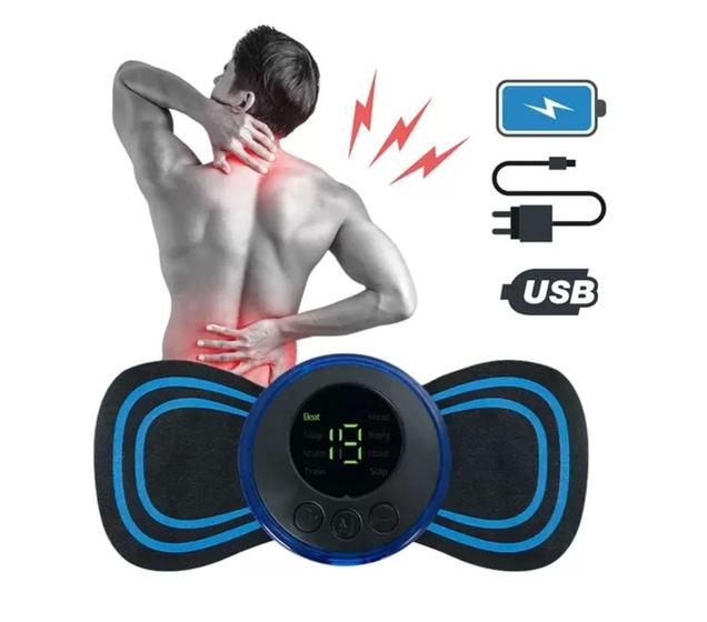 Imagem de Massageador Elétrico Corporal Muscular Usb Recarregável - BBG