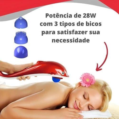 Imagem de Massageador elétrico de golfinhos, massagem nas costas, , rolo, massagem corporal cervical