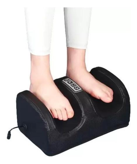 Massageador Elétrico Para Pés E Pernas Terapia Shiatsu Bivolt Com ...