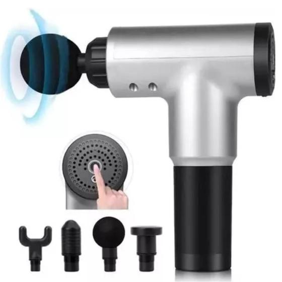 Massageador Elétrico Profissional Muscular 6 Velocidades P3 Menor preço em Massageador Elétrico Profissional Muscular 6 Velocidades P3