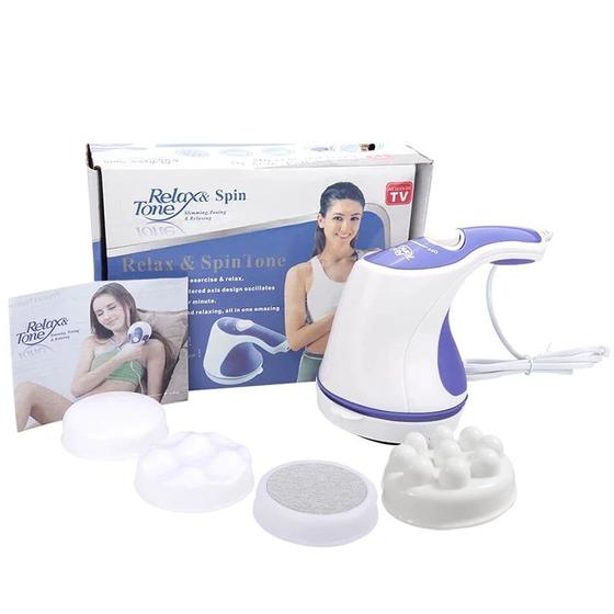 Imagem de Massageador Elétrico Rolo Celulite Corporal Relax Tone