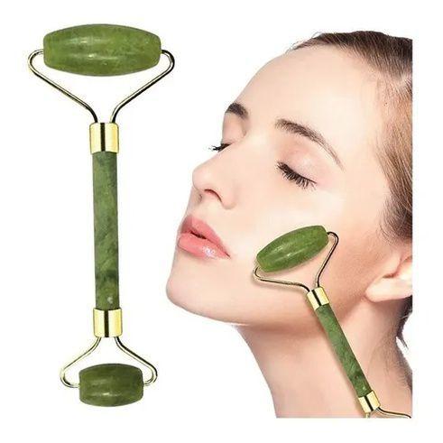 Imagem de Massageador Facial Pedra De Jade Rolo Anti Rugas Stress