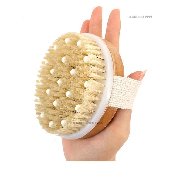 Imagem de Massageador Manual Escova Anticelulite Drenagem Lipedema