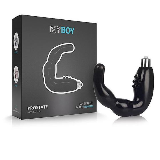 Imagem de Massageador para a Próstata com Vibrador My Boy Expert Preto