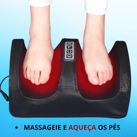 Massageador Pés Pernas Elétrico Portátil Profissional Bivolt Menor preço em Massageador Pés Pernas Elétrico Portátil Profissional Bivolt