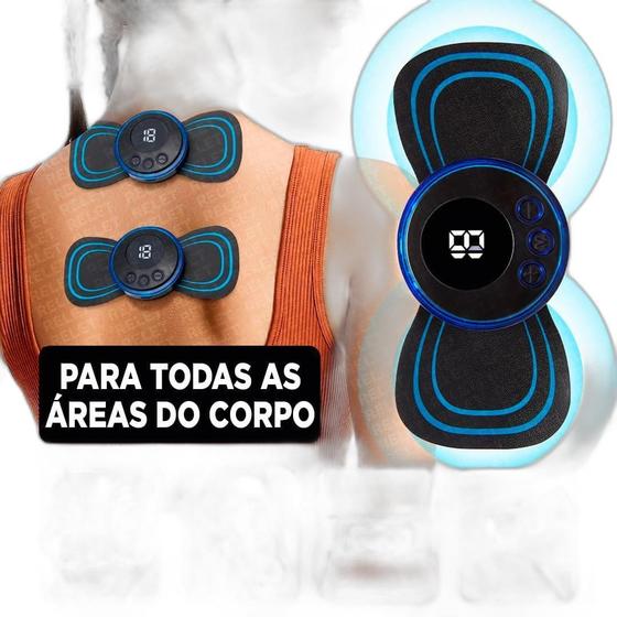 Imagem de Massageador Portatil Eletrico Pescoço Pernas Fisioterapia
