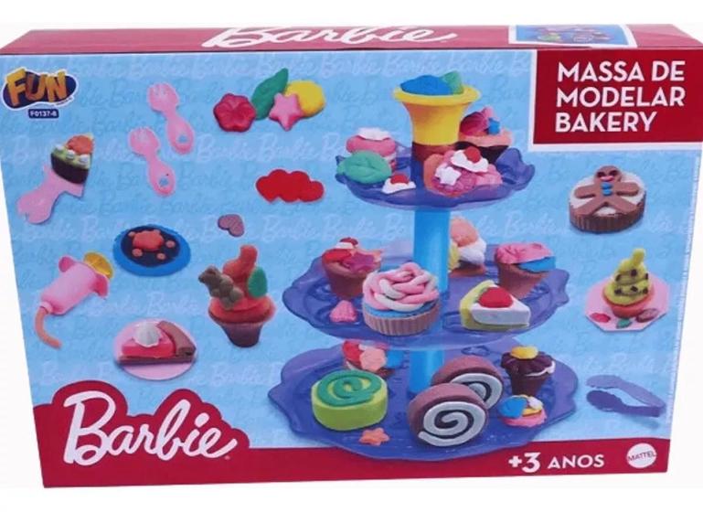 Imagem de Massinha De Modelar Barbie Padaria Com Acessórios Fun F01378