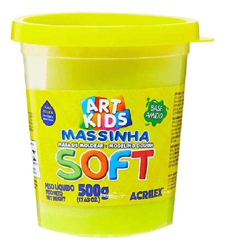 Imagem de Massinha De Modelar Soft Pote 500g Acrilex