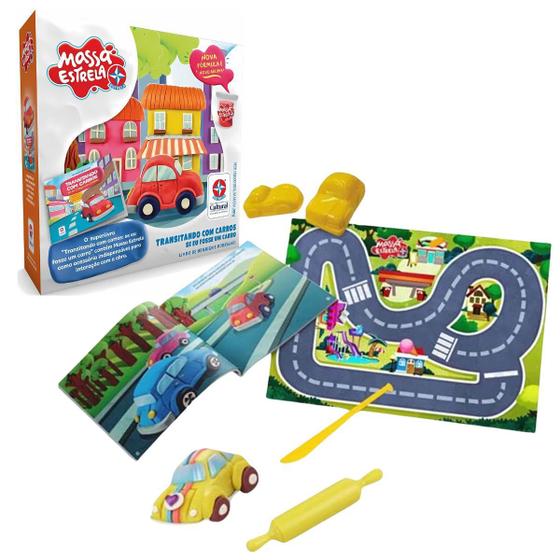 Imagem de Massinha de Modelar Transitando com Carros Estrela Brinquedo