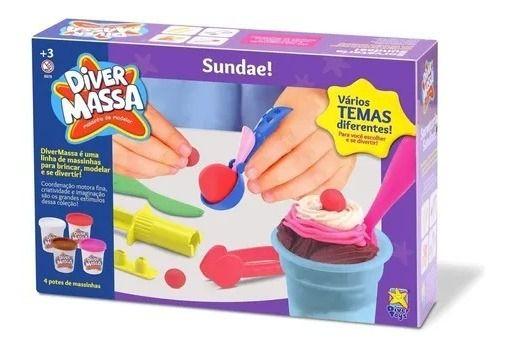 Imagem de Massinha Diver Massa Sundae Sorvete Divertoys